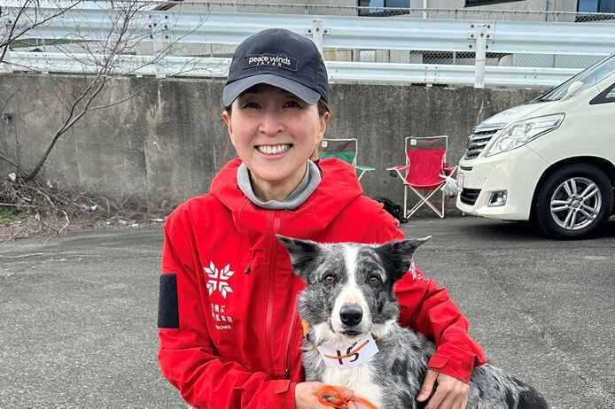 大西 純子/災害救助犬 ロジャー