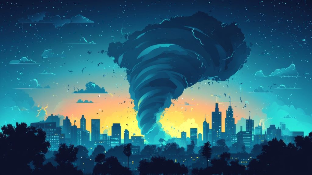 竜巻対策の基本|突風が発生する仕組みや被害事例から学ぶ身を守る方法 1 AdobeStock 1531062539