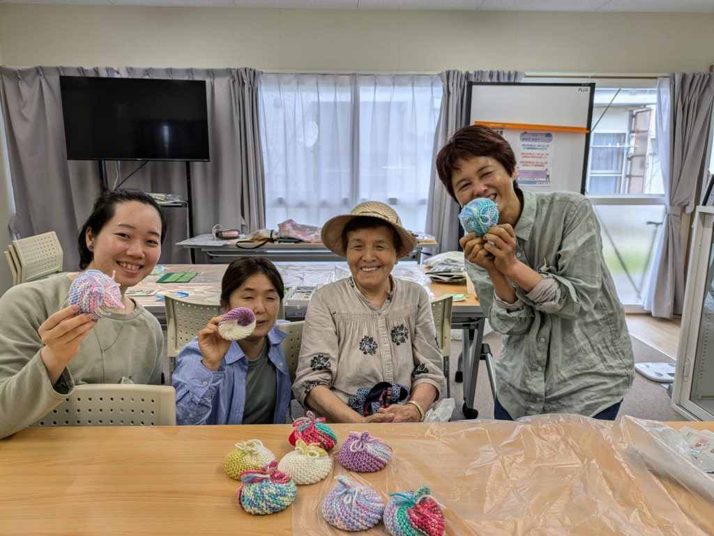 仮設住宅集会所の写真。