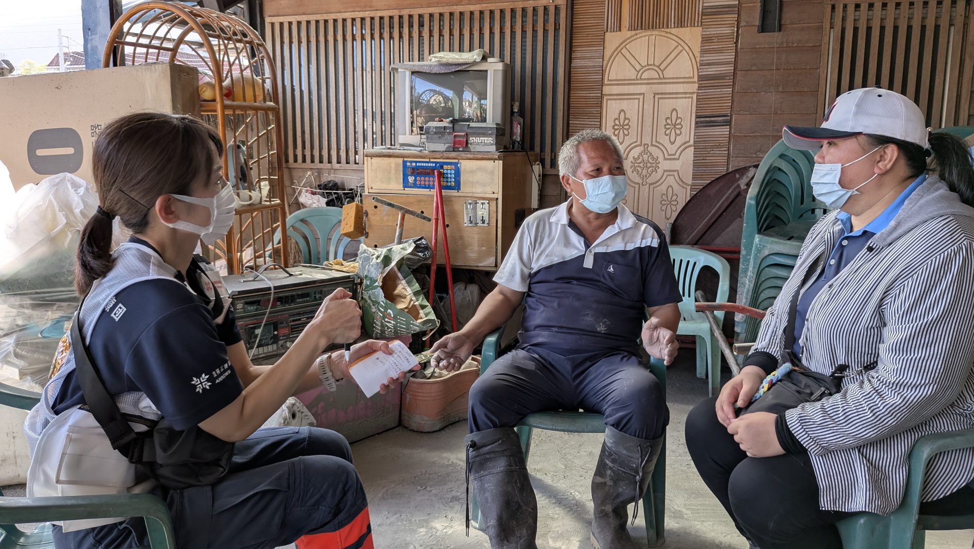 【台湾 台風18号 緊急支援】被災地で避難者を支える地元の人びととともに