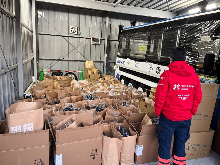 【大分市大規模火災 緊急支援】ユニクロと連携し1,000点以上の冬物衣類を配布 4 IMG 5277 768x576 1